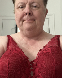 Sexy Tracy On Red adorable ???? Lingerie ????