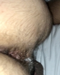 Cum leaking out my filthy cunt