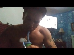 ouT on bail fresh out of jail smokin and watching hot pmv porn!