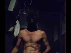 Skinny slave FAGGOT waiting for a TOP-fucker in Dark Rooms